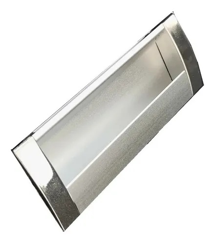 Manija cubeta rectangular de embutir